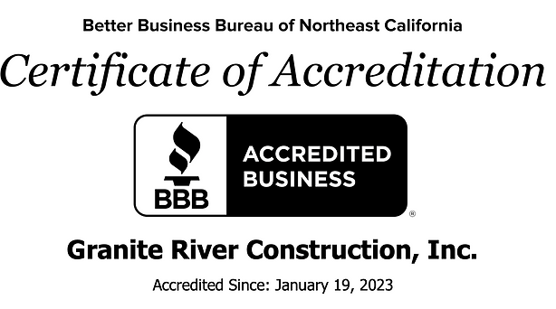 Better Business Bureau Certificate of Accreditation